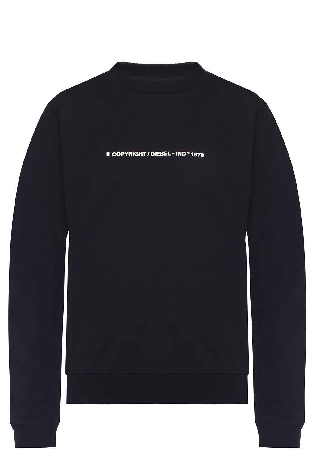 Diesel black sweatshirt with logo